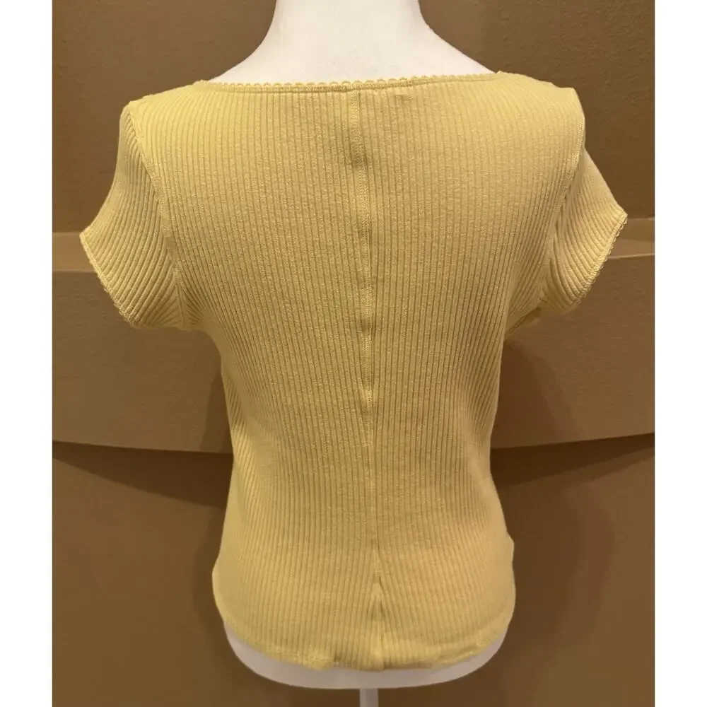 Free People Intimately Most Wanted Cardi Women's Yellow Size L